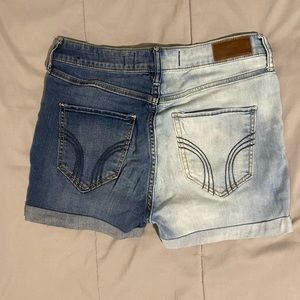 Hollister split dye Jean shorts, size 27